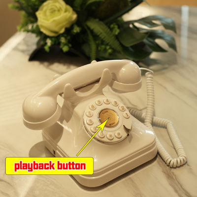32GB Audio Phone Guest Book Voice Recording 10hrs Recording Phone Wedding Guest Book (Truyền thoại âm thanh 32GB)