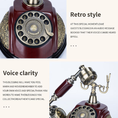 Retro Design Audio Guest Book 2.2 Pound Memory Bank Digital Guest Book Đám cưới
