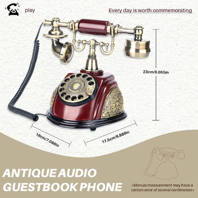 Retro Design Audio Guest Book 2.2 Pound Memory Bank Digital Guest Book Đám cưới