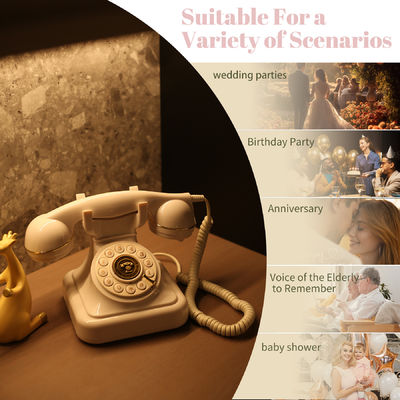 32GB Phone Guest Book Capture Voice Messages and Memories from Guests at Weddings, Parties, and Special Events (Bài sách khách điện thoại 32GB) - Thu thập tin nhắn và ký ức từ khách tại đám cưới, tiệc tùng và các sự kiện đặc biệt