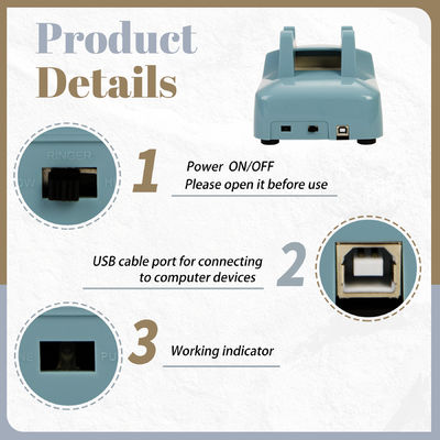 Ngày đặc biệt của đám cưới Điện thoại Guest Book Blue Charging Wedding Guest Audio Book