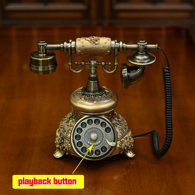 Classic Wedding Phone Guest Book Retro Craftsmanship Audio Wedding Guestbook Cho các cặp vợ chồng