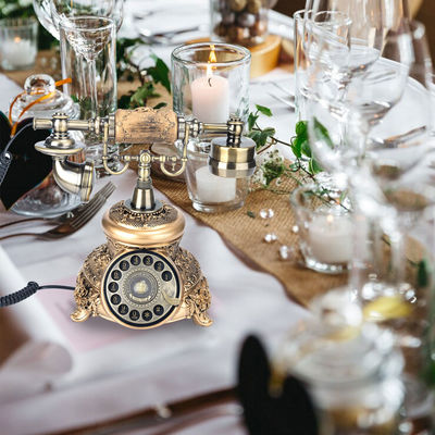 Classic Wedding Phone Guest Book Retro Craftsmanship Audio Wedding Guestbook Cho các cặp vợ chồng