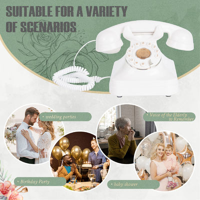 USB Recorder Player Guest Book Khoảnh khắc quý giá 10 giờ pin Audio Phone Guestbook
