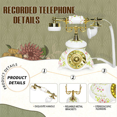 Clear Sound Guestbook Phone Plastic Voice Message Guestbook With Simple Button (Sách khách có âm thanh rõ ràng)
