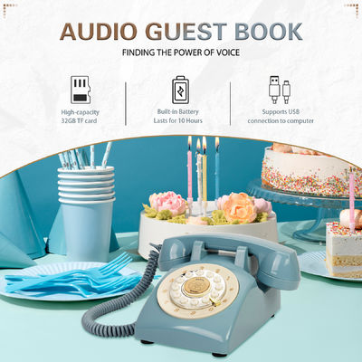 Chương trình Guest Book Điện thoại ghi âm Lễ kỷ niệm Audio Guest Book For Wedding Diy