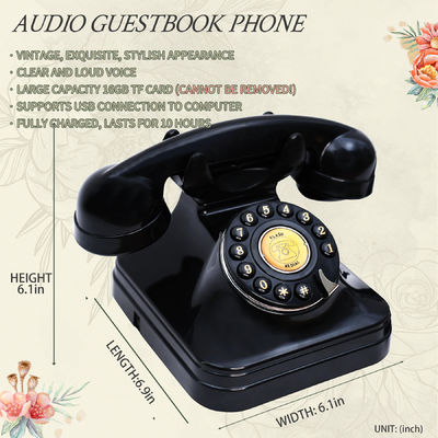 Hôn lễ điện thoại Guest Book 32GB lưu trữ &amp; chất lượng âm thanh rõ ràng thiết kế đơn giản để dễ dàng vận hành nắm bắt mọi khoảnh khắc