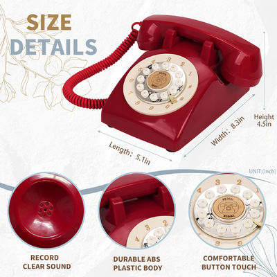 32GB Memory Guest Book Phone Voicemail Clear Sound Audio Guestbooks Thiết kế nút