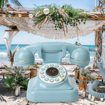 32GB âm thanh rõ ràng Điện thoại Guest Book Đám cưới Màu xanh cho Baby Shower Sự kiện