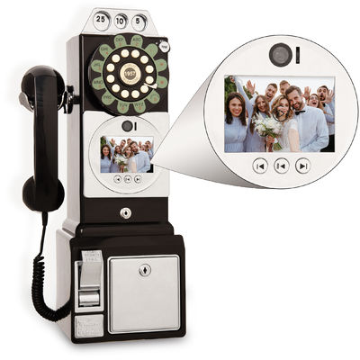 Lấy ký ức Video Guestbook 32GB Storage Guest Audio Book Màu đen trắng