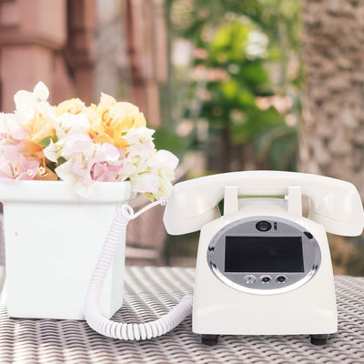 White Video Guest Book Plastic USB tương thích với điện thoại Guestbook cho nhà tắm