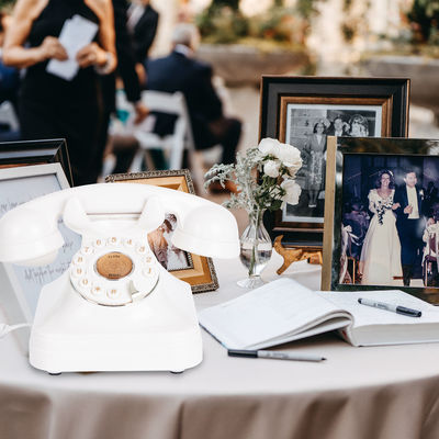 32GB Audio Phone Guest Book Voice Recording 10hrs Recording Phone Wedding Guest Book (Truyền thoại âm thanh 32GB)