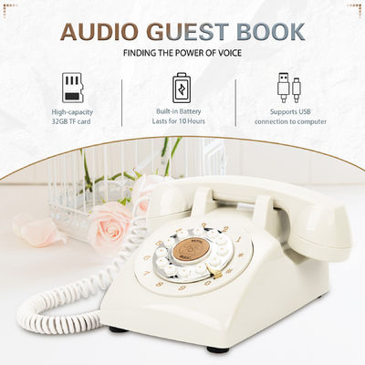32GB Audio Guest Book Gia đình Bạn bè Tin nhắn thoại Guest Book For Special Occasions Moments