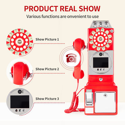Đám cưới Retro Audio Video tùy chỉnh cuốn sách khách ABS Banquet Party Guest Blessing Sign-In Book Tin nhắn thoại tùy chỉnh