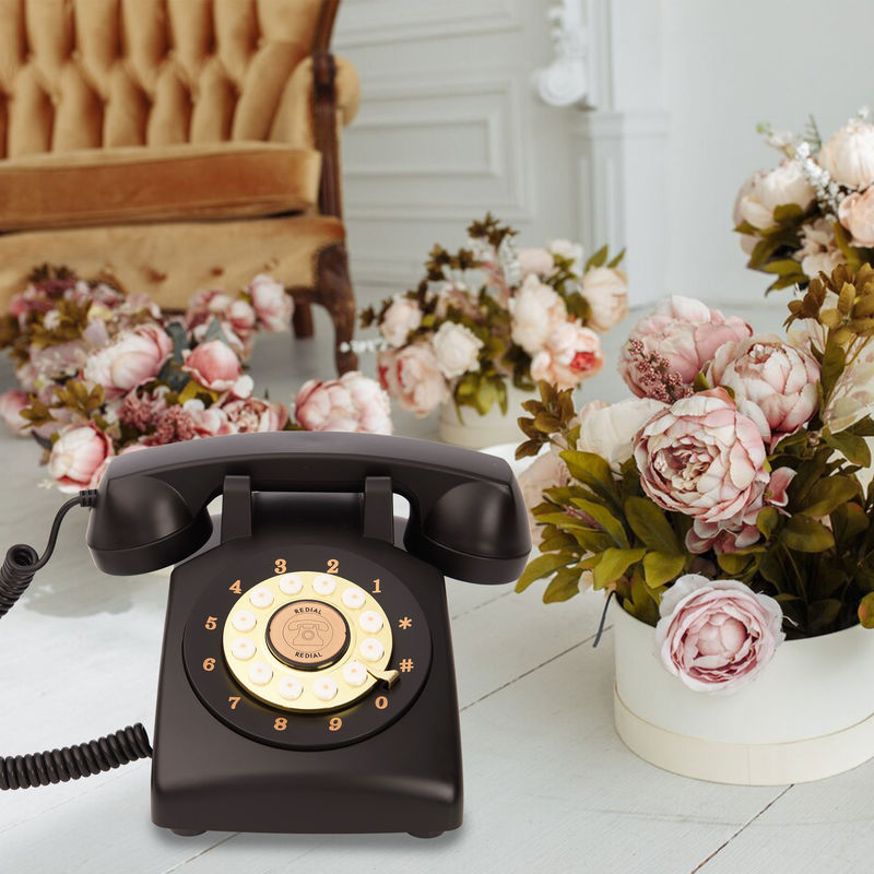 Clear Sound Guest Book Phone 10Hrs Pin Vintage Phone Recorder Cho Đám cưới ISO